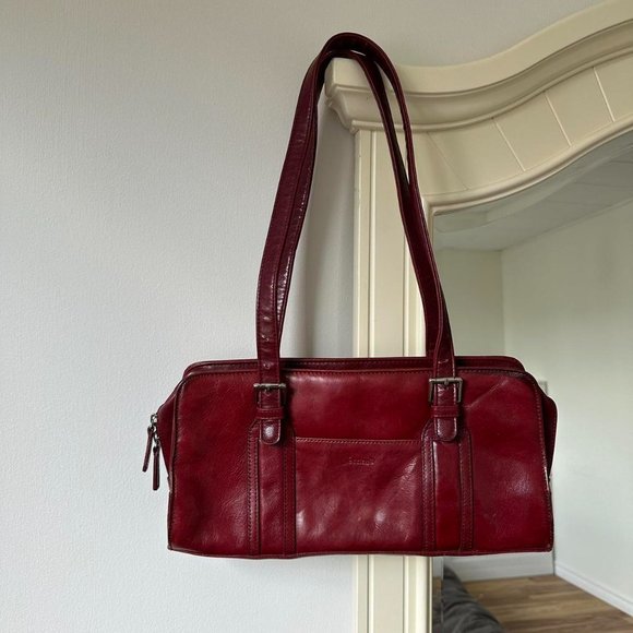 Jessica Handbags - Incredible Vintage 90s Jessica Genuine Leather Red Purse 🌹